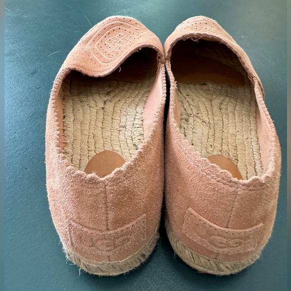 Ugg espadrille women’s shoes coral suede - Picture 3 of 7